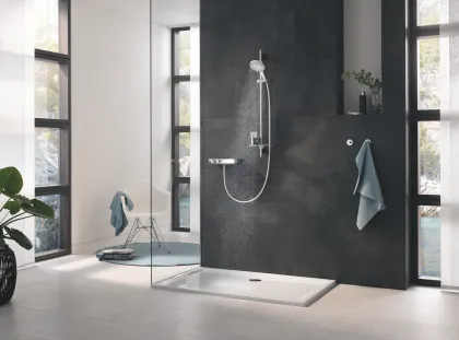 Душовий гарнітур зі штангою, 3 режими струменю Grohe Rainshower SmartActive (26593000) — Photo 5
