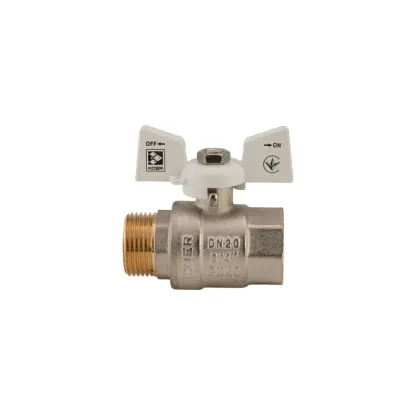 Кран кульовий KOER 3/4" ГШМ (KR.218.W) білий (KR0183) — Photo 3