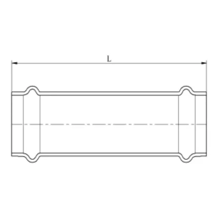 Муфта насувна Koer KQ.C22 Press-Inox AISI 304 22x22 (KR6316) — Photo 1