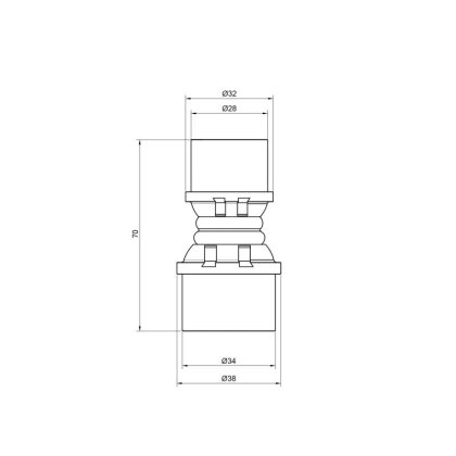 Муфта прес Icma 32х26 №400 — Photo 1