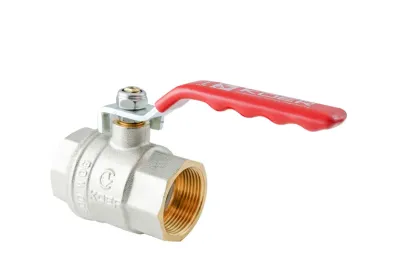Кран кульовий ГГВ Koer Extreme KE.214-15 - 1/2" FF ручка "важіль" червона (KR5744)
