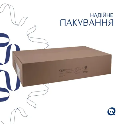 Комплект Albatross: Раковина врізна меблева 820x460x180 мм, White, прямокутна + Донний клапан Pop-up PU02O — Photo 4