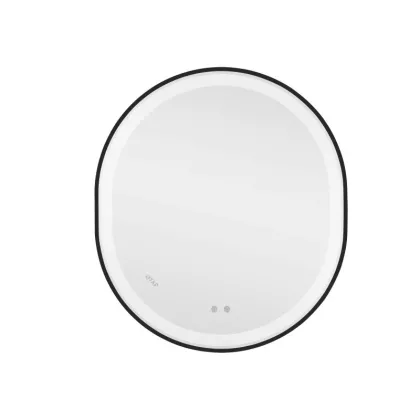 Дзеркало Qtap Gemini 800х700 з LED-підсвічуванням Touch, з антизапотіванням, з димером, рег. темп. кольору (3000-6500K) Reverse QT2578R8072B — Photo 2