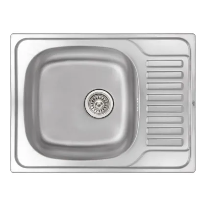 Кухонне миття Qtap 6550 0,8 мм Micro Decor (QT6550MICDEC08)
