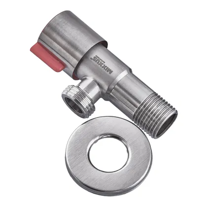 Кран для підключення сантехприладів Mixxus VAL-02-1/2x1/2 з нерж.ст. SUS304 (крас.)(УП.БЛІСТЕР) (MI6118) — Photo 1