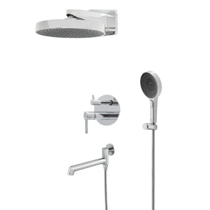 Вбудована душова система Koer KB-66029-01 3 функції, колір хром (KR5483)