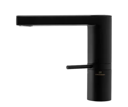 Змішувач для раковини (умивальника) REA AMAR LCD BLACK чорний * — Photo 1