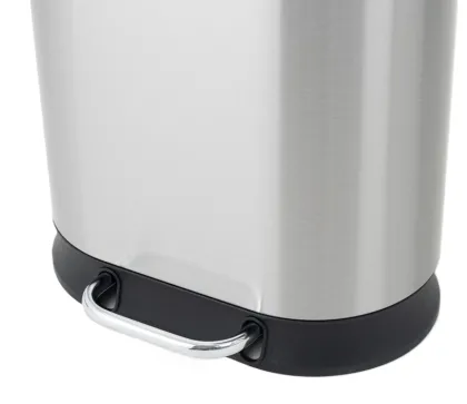Відро для сміття з плавним закриттям овальне Mixxus Premium Strong-TC0120 SS Color 20л колір наржавійка (MI7081) — Photo 10