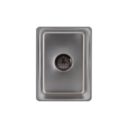 Мийка для кухні інтегрована Lidz Handmade H6845 Brushed Steel 3,0/1,0 мм LDH6845BRU49455 — Photo 8