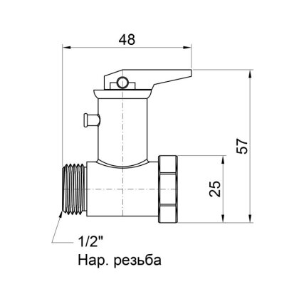 Зворотній клапан SD Plus 1/2&quot; SD24315 — Photo 1