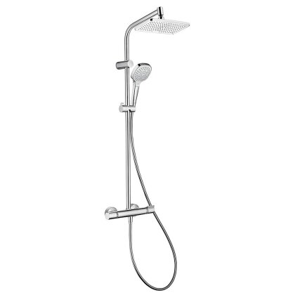 My Select Showerpipe 240 душова система з термоостатом, білий/хром