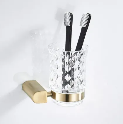 Склянка для зубних щіток REA 322224B BRUSHED GOLD — Photo 3