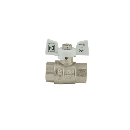 Кран кульовий KOER 1/2" ГГМ (KR.217.W) білий (KR0177) — Photo 4