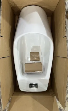 Пісуар підвісний Mixxus Premium BEVEL-1001 390x395x795mm з ІЧ-датчиком автоматичного змиву (MP6661) — Photo 12
