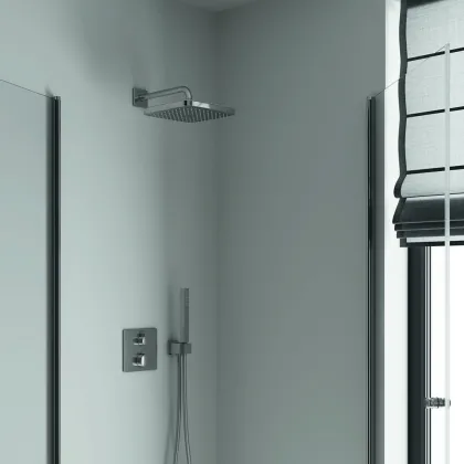 Верхній душ з настінним кронштейном Grohe Tempesta Cube (26687000) — Photo 5
