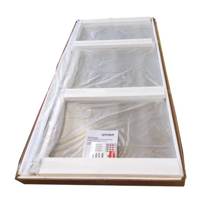 Душова перегородка Koer SR SP01-90x200-TR-01 Walk-In прозоре скло Easy Clean 8мм, хром (KR5392) — Photo 6