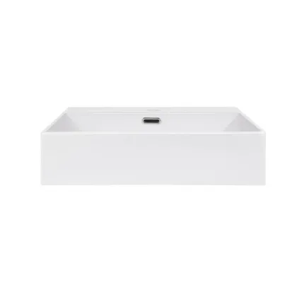 Раковина Qtap Nando K 500х355х125 White з донним клапаном QT12117050KW — Photo 2