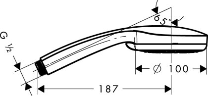 Croma 100 Vario (4) - лійка HANSGROHE 28535000 — Photo 1