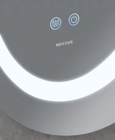 Дзеркало Mixxus PLAIN MV03-50x70 з Led Touch, Anti-fog, димером, регулятором яскравості (MI6664) — Photo 8