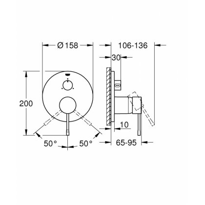 Змішувач для ванни GROHE ESSENCE 24092001 — Photo 1