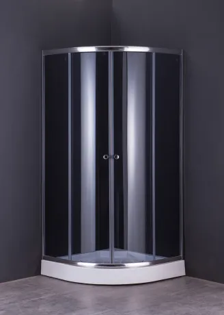 Душова кабіна без піддону Mixxus PLAIN SC01-90x90x185-GR CHROME сіре тоноване скло 4мм (MI6900) — Photo 4