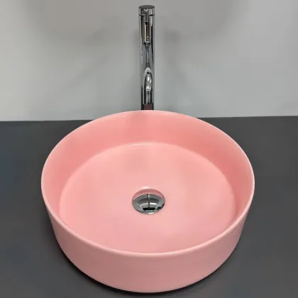 Умивальник (раковина) VBI PRATO PINK MATT накладний — Photo 3