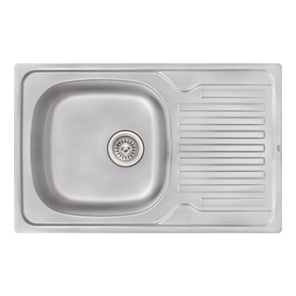 Кухонне миття Qtap 7850 0,8 мм Satin (QT7850SAT08)