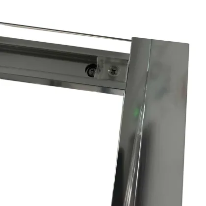 Душова кабіна без піддону Koer SR SC03-100x100x200-TR-01 прозоре скло Easy Clean 6мм, хром (KR5357) — Photo 2