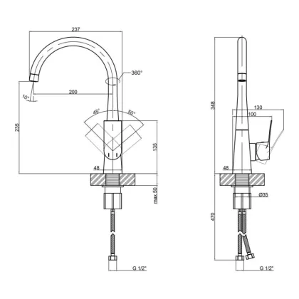 Змішувач для кухні Qtap Nihonto QTNH9022101UC Chrome — Photo 1