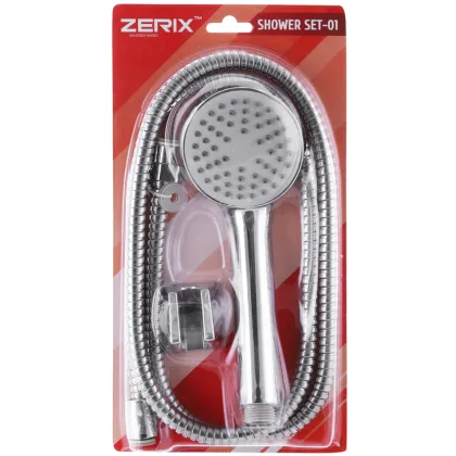 Душовий набір (шланг, лійка, кронштейн) Zerix SHOWER SET-01 (ZX3068) — Photo 1