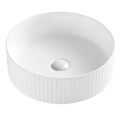 Умивальник накладний керамічний Mixxus Premium Wave-0101 400x400x125mm (MP6491) — Photo 1