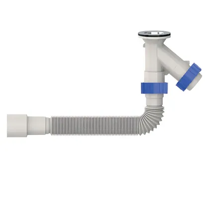 Сифон для умивальника Mixxus SU-08 1 1/4"x40 компактний 40*40/50 (MI8188)