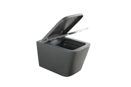 Унітаз підвісний Mixxus Premium QUADRO-0305-R GRAY 510x350x345mm система змиву RIMLESS (MP6656) — Photo 11