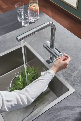 Комплект змішувача для кухні із фільтром Grohe Blue Pure (30382000) — Photo 9