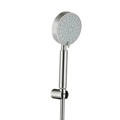 Змішувач для душу Lidz Luna 010 (з душовим гарнітуром) (k35) LDLUN010NKS46095 Nickel — Photo 3