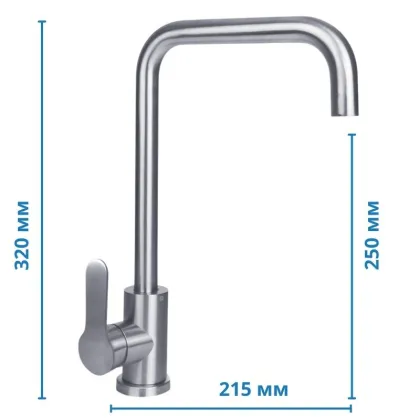 Змішувач для кухні Mixxus DAX-011-G (MI5991) — Photo 1