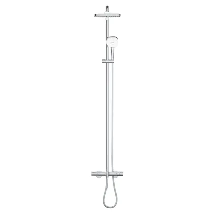 Душова система настінного монтажу з термостатом для ванни Grohe Tempesta System 250 Cube (26691001) — Photo 1