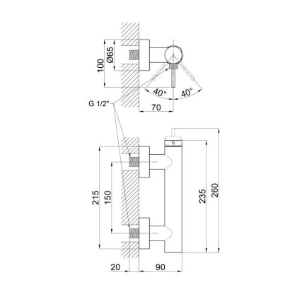 Змішувач для душу Qtap Robin QTROB4060102C Chrome — Photo 1