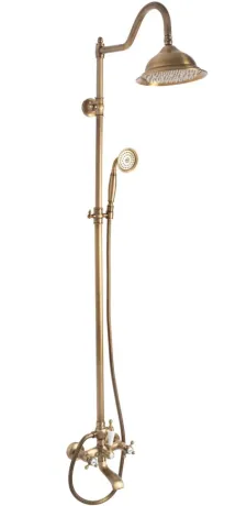 Душовий гарнітур REA BERGAMO ANTIQUE BRONZE з виливом — Photo 2