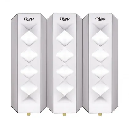 Диспенсер для мила Qtap Pohodli потрійний QTDM350CP3 Chrome (Dávkovač) — Photo 2