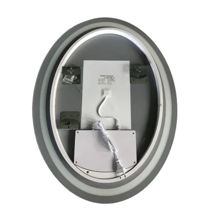 Дзеркало ZERIX FUSION MV01-60x80-REVERSE з LED Touch, Anti-fog, димером, рег. яскравості (ZX6068) — Photo 2
