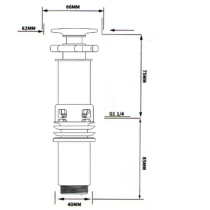 Раковина накладна Mixxus Premium STYLE-0201 520х375х140mm з донним клапаном та отвором під змішувач (MP6511) — Photo 3