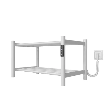 Сушарка електрична Tiffany П2 350x600 Deffi нержавіюча сталь (Білий,JD03,Праве підключення) — Photo 2
