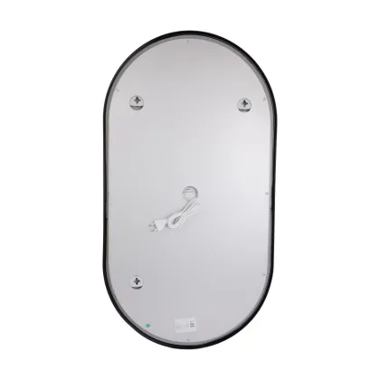 Дзеркало Qtap Scorpio (SC1) з LED-підсвічуванням Touch, з антизапотіванням, з димером, рег. темп. кольору (3000-6500K) Black QTSC500900 — Photo 6