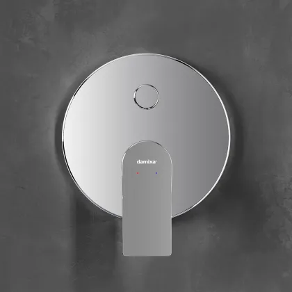 Вбудований змішувач для ванної та душу, хром Damixa 477100000 Apollo — Photo 2