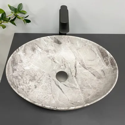 Умивальник (раковина) VBI LIVORNO STONE MATT накладний
