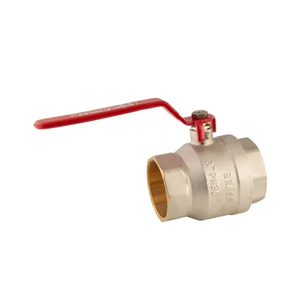 Кран кульовий Koer KR.214 - 3" FF ГГР (ручка "важіль" червона) (KR4951) — Photo 3