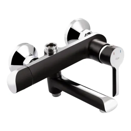 Душова система універсальна Qtap Grand на три споживачі (з виливом) QTGRABCR1004 Chrome/Black — Photo 2