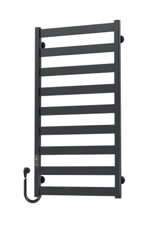 Рушникосушарка електрична Harmony П9 500х1000 Deffi фарбована сталь (Чорний, JD04, Ліве підключення) — Photo 2
