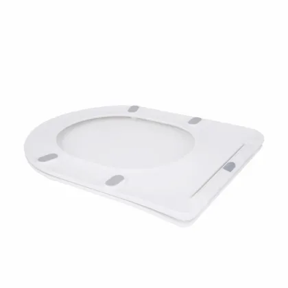 Сидіння для унітаза (Grand) 425х363х30 мм, White, з мікроліфтом Slim Duroplast, Quick Relase Qtap — Photo 3